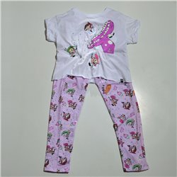 Nena pijama pantalon largo estampa varios personajes