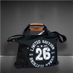 Bolso lona bolsillo laterales estampa 26 - GO