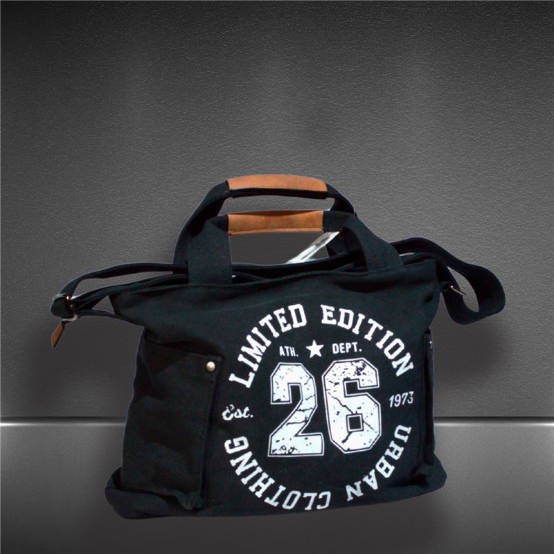 Bolso lona bolsillo laterales estampa 26 - GO