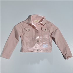 Nena campera gabardina elastizada bordado en espalda varios motivos