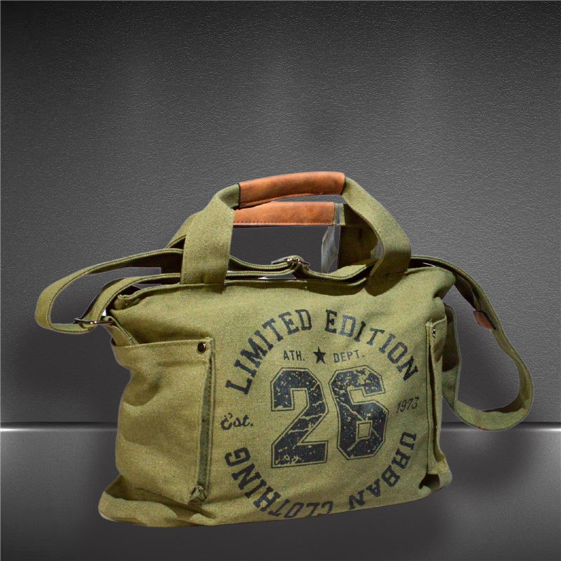 Bolso lona bolsillo laterales estampa 26 - GO