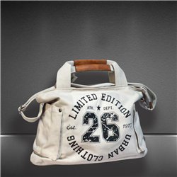 Bolso lona bolsillo laterales estampa 26 - GO