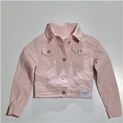 Nena campera gabardina elastizada bordado en espalda varios motivos
