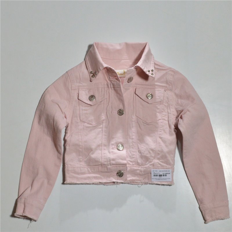Nena campera gabardina elastizada bordado en espalda varios motivos