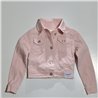 Nena campera gabardina elastizada bordado en espalda varios motivos