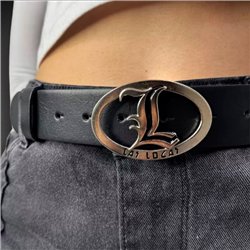 Cinturon ecocuero hebilla L - LL