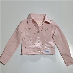Nena campera gabardina elastizada bordado en espalda varios motivos