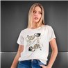 Mujer remera algodon estampa anteojos piedras - FRA