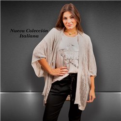 Mujer saco tejido linea italiana - IB