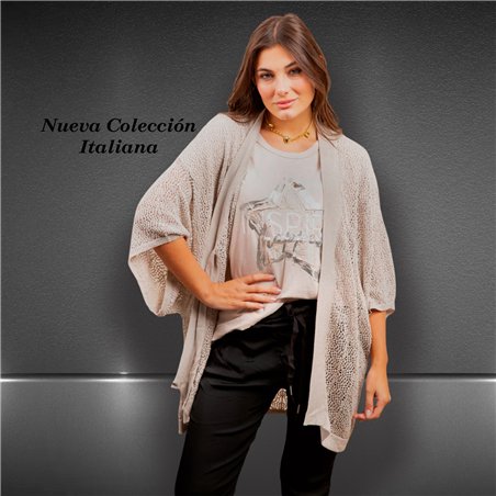 Mujer saco tejido linea italiana - IB