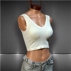 Mujer top musculosa lycra taza soft - OG