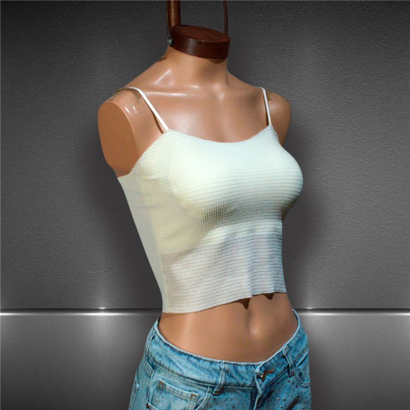 Mujer top lycra relieve taza soft - OG