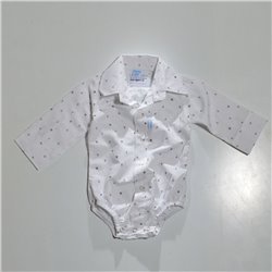 Bebe camisa body estampa ANCLAS