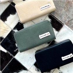 Billetera lona doble cierre - GO