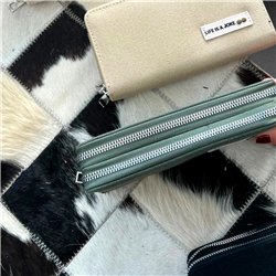 Billetera lona doble cierre - GO