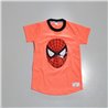 Nene remera aplique lentejuelas HOMBRE ARAÑA o CAPITAN AMERICA