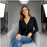 Mujer cardigan tejido hilo botones corazones estrass - FRA