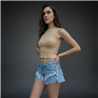 Mujer musculosa lycra morley corta - EM
