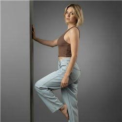 Mujer musculosa algodon morley basica - TI