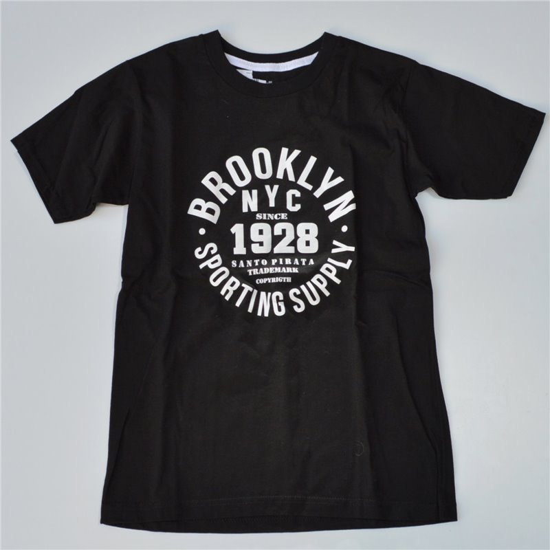 Hombre remera algodon estampa BROOKLYN