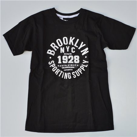 Hombre remera algodon estampa BROOKLYN
