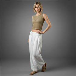 Mujer musculosa tejido brillo - LO