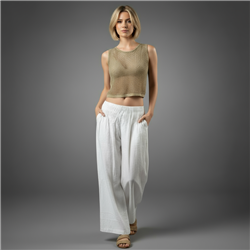 Mujer musculosa tejido brillo - LO