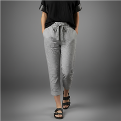 Mujer babucha lino elastizado parches estrella linea italiana - IB