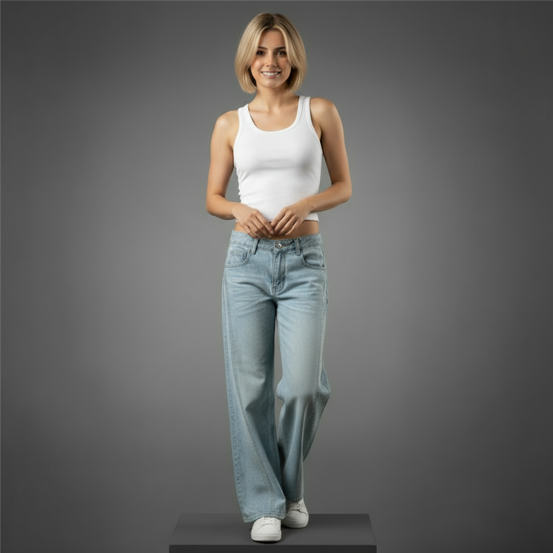 Mujer musculosa modal basica - TI