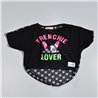 Nena remera pupera combinada estampa PERRITO FRENCHIE LOVER