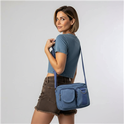 Morral lona frente bolsillos - GO