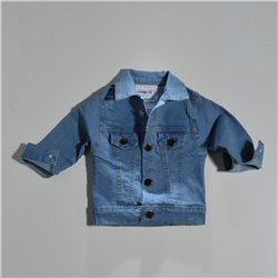 Nene campera jean elastizada clara