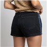 Mujer short jean combinado tiro medio ruedo  - EM