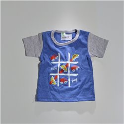 Bebe remera estampa autitos TA TE TI