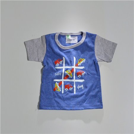 Bebe remera estampa autitos TA TE TI