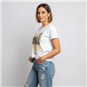 Mujer remera algodon frente brillo KINDNESS - SI