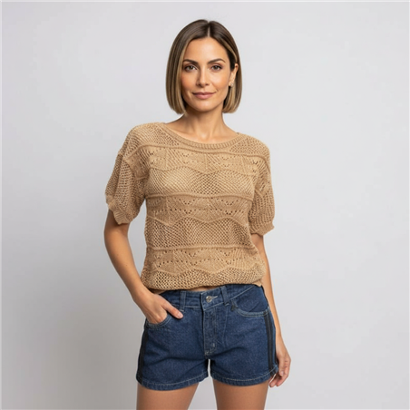 Mujer remeron hilo kito estrass - SI