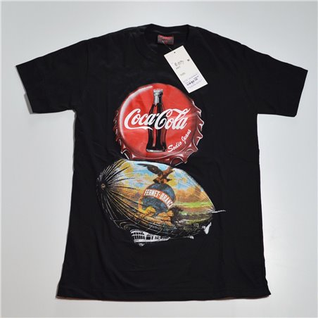 Hombre remera algodon  TAPA COCA COLA DIRIGIBLE FERNET BRANCA 607