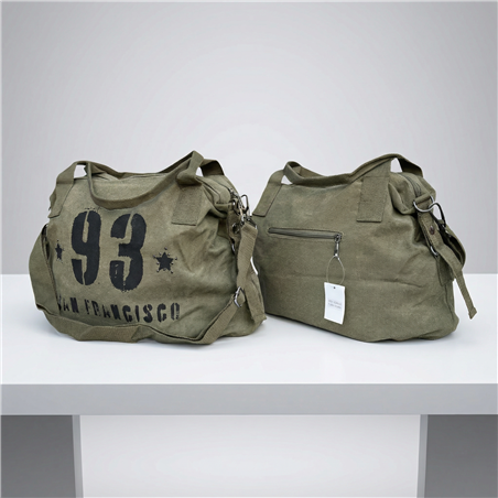 Bolso lona doble manija estampa 93 SAN FRANSISCO - GO
