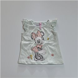 Beba musculosa con volado frente estampa MINNIE 178