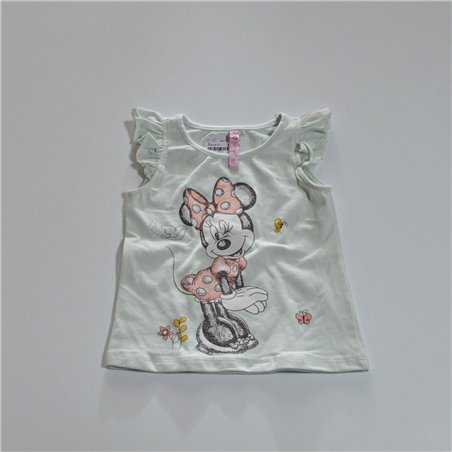 Beba musculosa con volado frente estampa MINNIE 178