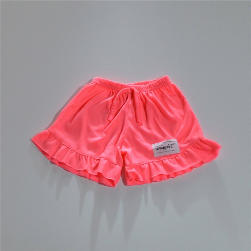 Nena short algodon detalle volado