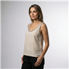 Mujer musculosa algodon tachas cuello mangas - FRA