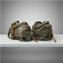 Bolso lona frente bolsillo cierre llavero - GO