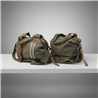 Bolso lona frente bolsillo cierre llavero - GO