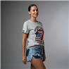 Mujer remera algodon estampa lengua Rolling Stones - FRA