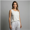 Mujer musculosa modal mangas cuello tachas - FRA