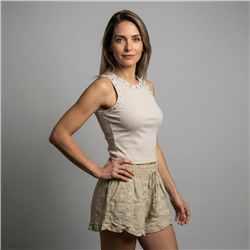 Mujer musculosa morley mangas tachas - YD