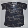 Hombre Remera rustica cuello redondo camuflada