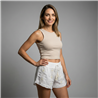 Mujer short lino guipur canutillo - ZE